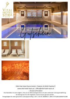 Gutschein Vorlage Wertgutschein mit Hallenbad und Wellnessbereich